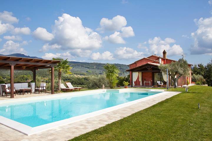 Villa für 6 Personen, mit Ausblick und Garten in der Toskana - 3
