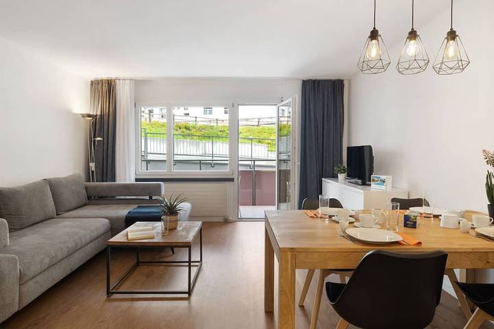 Ferienwohnung für 4 Personen, mit Balkon und Garten, mit Haustier - 1