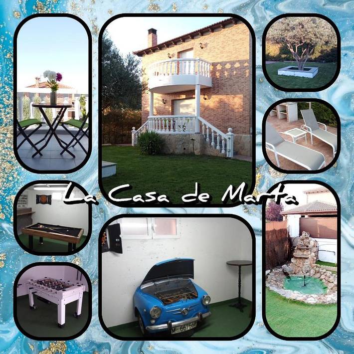 Casa rural para 6 personas, con Balcón y Terraza además de Jardín y Vistas en Camarma de Esteruelas