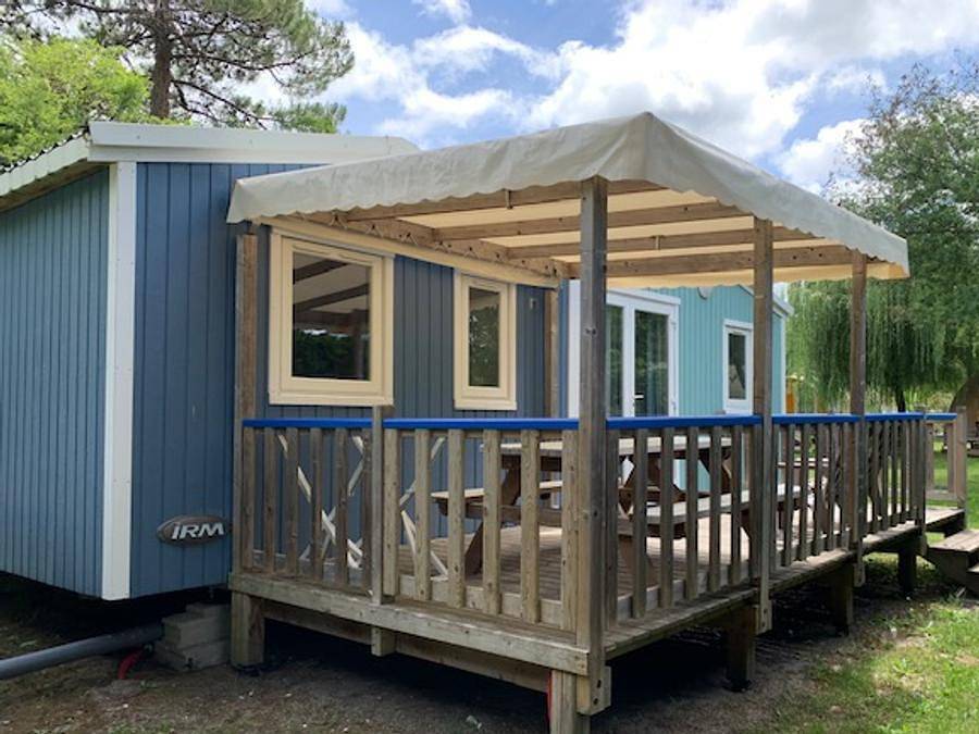 Camping Ushuaïa villages la Chesnays - Mobilhome 6 personas - Cabana De Pescadores - 3 habitaciones in Vendays-Montalivet, Parque natural regional del Médoc