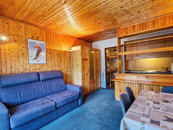 Chalet pour 4 personnes, avec balcon dans Flaine