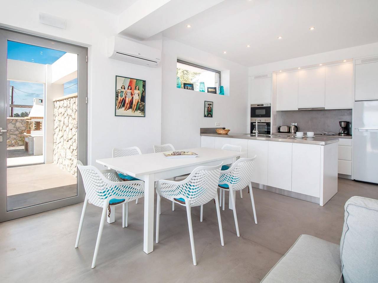 Villa für 8 Personen mit Terrasse in Kalythies, Rhodos