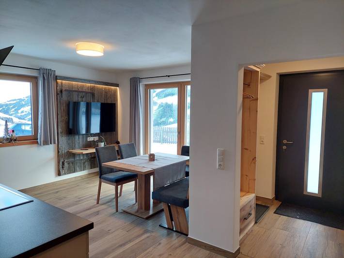 Ganze Ferienwohnung, Appartement/Fewo, Dusche, Wc, 2 Schlafräume in Gailtaler Alpen, Obertilliach