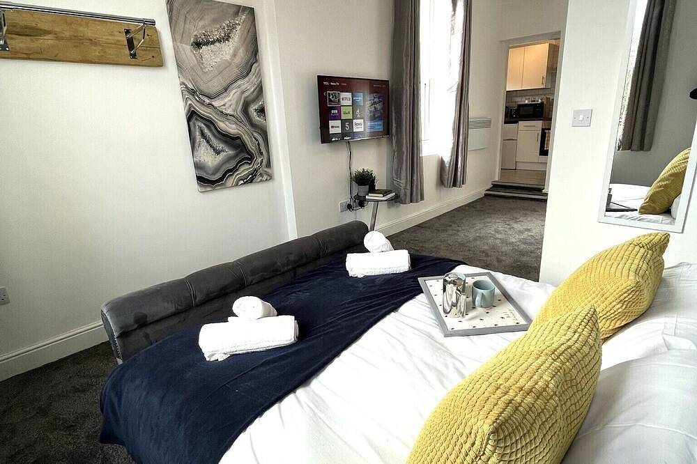 Ganze Wohnung, Studio-Modern-Eigenes Badezimmer-Stadtblick-Studio 5 in Preston, Lancashire