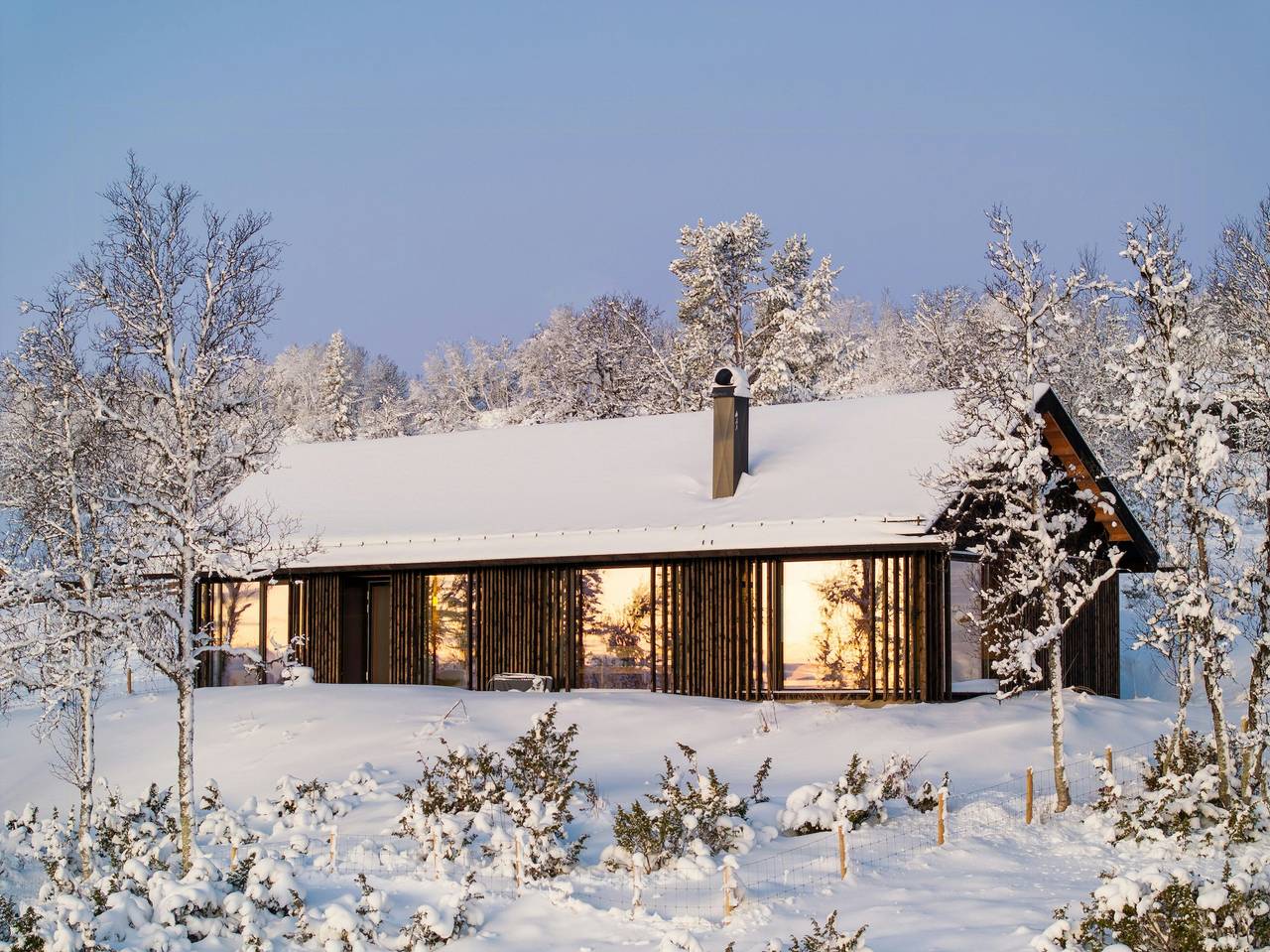 Architektenhütte mit Skipiste bei Geilo und Hemsedal in Ål