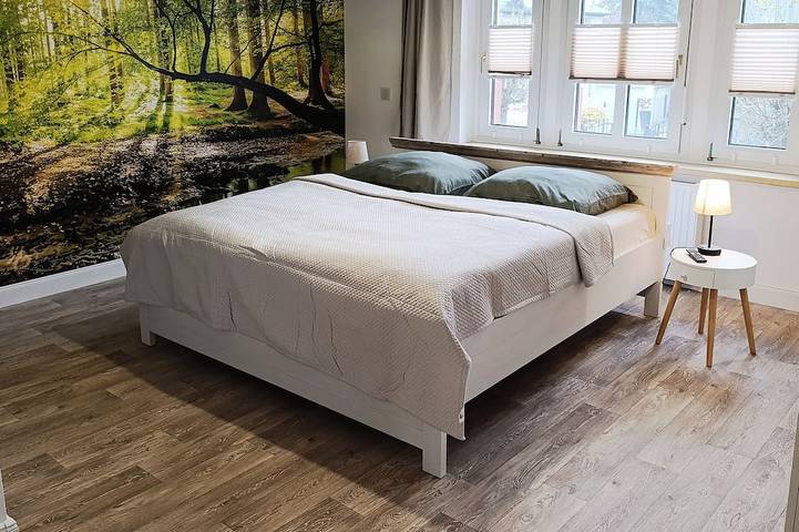 Ferienwohnung für 3 Personen, mit Sauna und Garten, mit Haustier in Ballenstedt