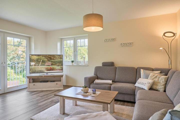 Ferienwohnung für 4 Personen, mit Balkon und Garten sowie Ausblick und Seeblick am Nord-Ostsee-Kanal - 4