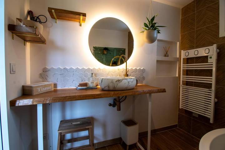 Gîte pour 4 personnes, avec terrasse et vue à Boutigny