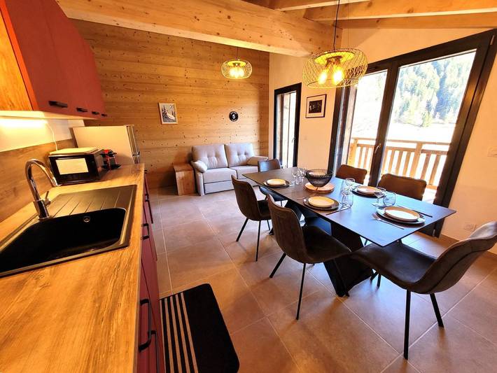 Chalet pour 6 personnes, avec balcon à Les Gets - 3