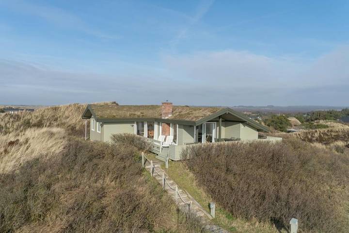 Ferienhaus mit Meerblick für 6 Personen, mit Ausblick und Sauna in Henne Strand