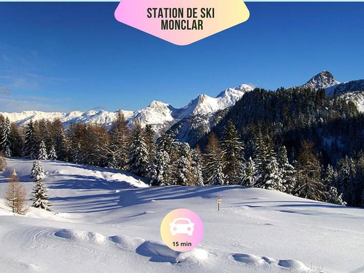 Location de vacances pour 7 personnes, avec jardin et vue dans Station du Grand Puy - 4