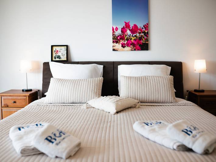 Ferienwohnung für 6 Personen, mit Meerblick und Balkon/Terrasse sowie Garten in Nordzypern - 4