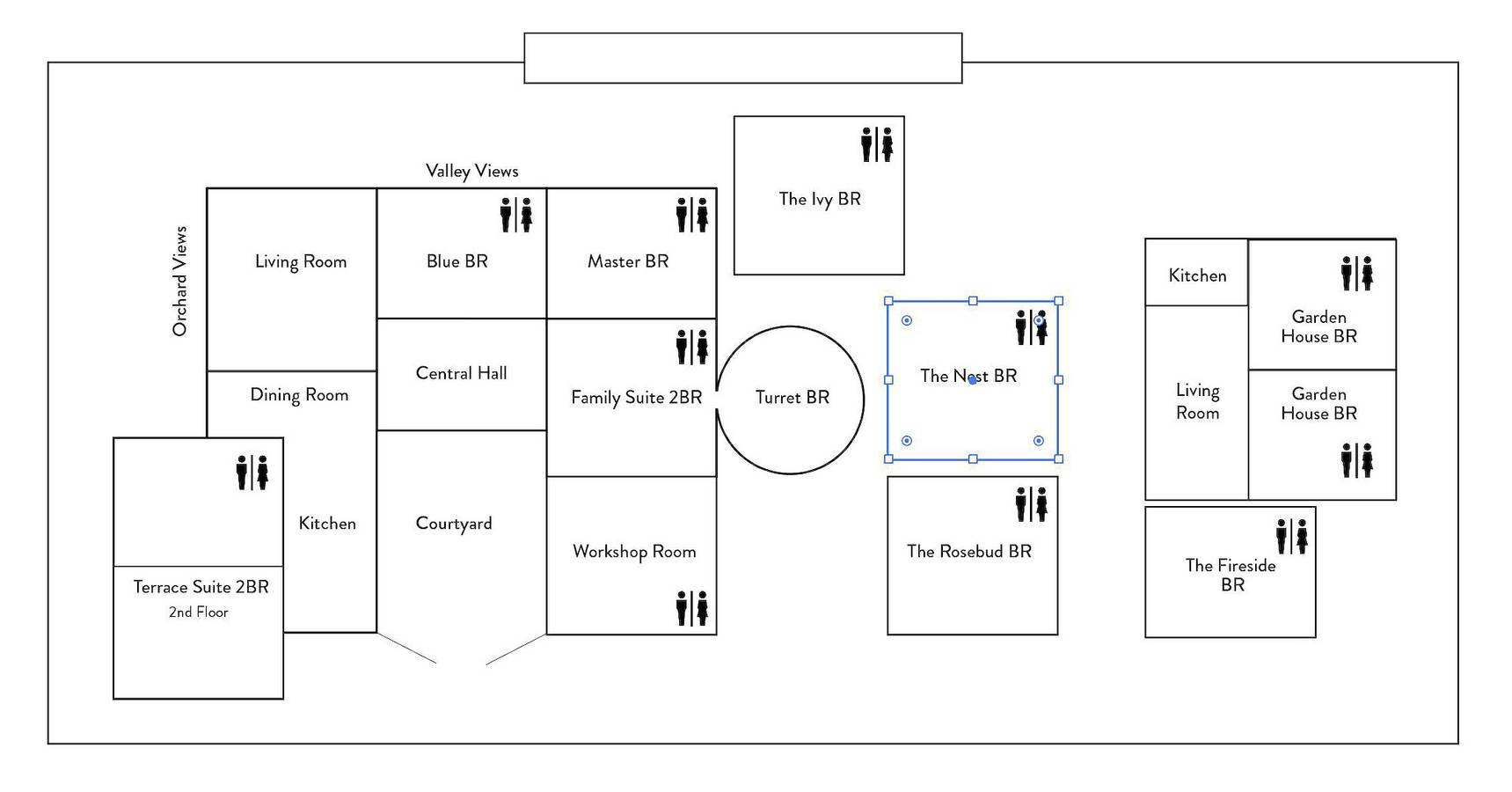 Château pour 14 personnes avec jardin in Rochessauve, Privas