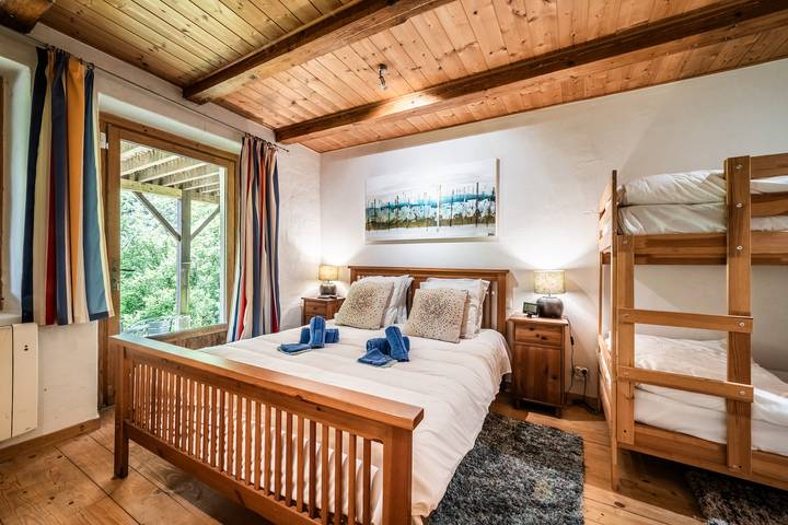 Zimmer für 4 Personen, mit Garten und Whirlpool, kinderfreundlich - 1