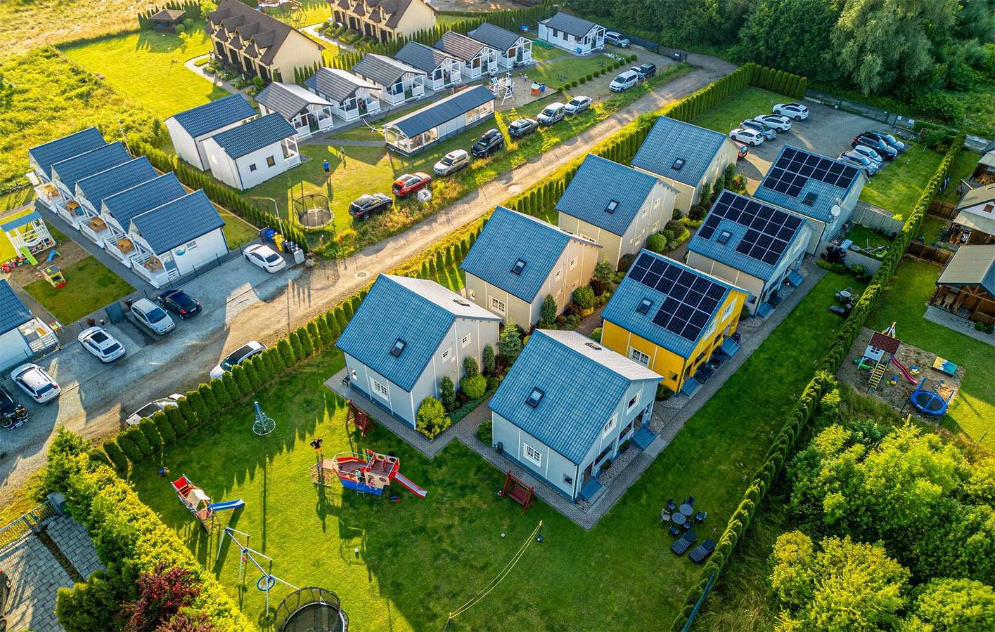 Ferienhaus für 7 Personen mit Terrasse in Gaski, Powiat Koszaliński