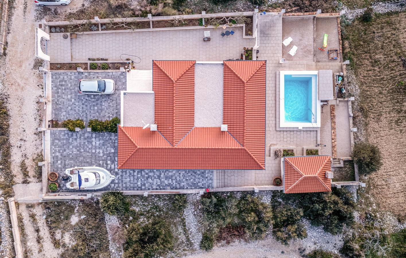 Ferienhaus für 8 Personen mit Terrasse in Zaboric, Šibenik-Knin