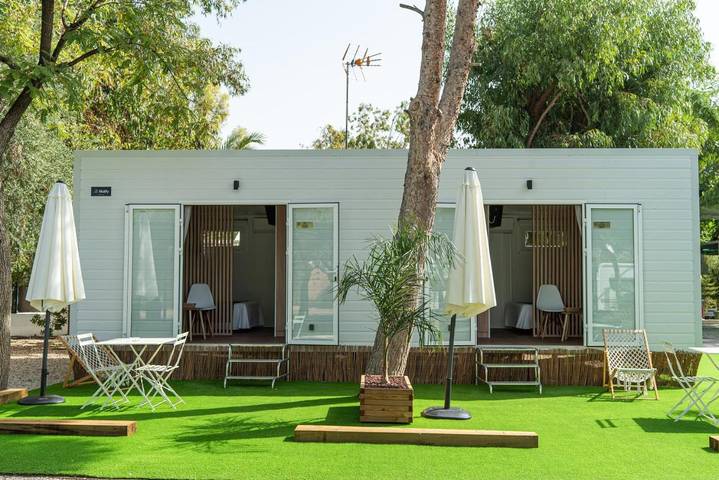 Camping pour 2 personnes, avec jardin ainsi que piscine et bassin pour enfant, adapté aux familles dans Province d'Alicante - 4