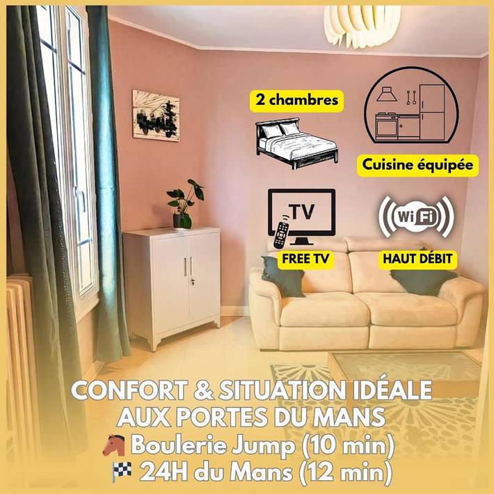 Location de vacances pour 4 personnes à Yvré-l'Évêque - 2