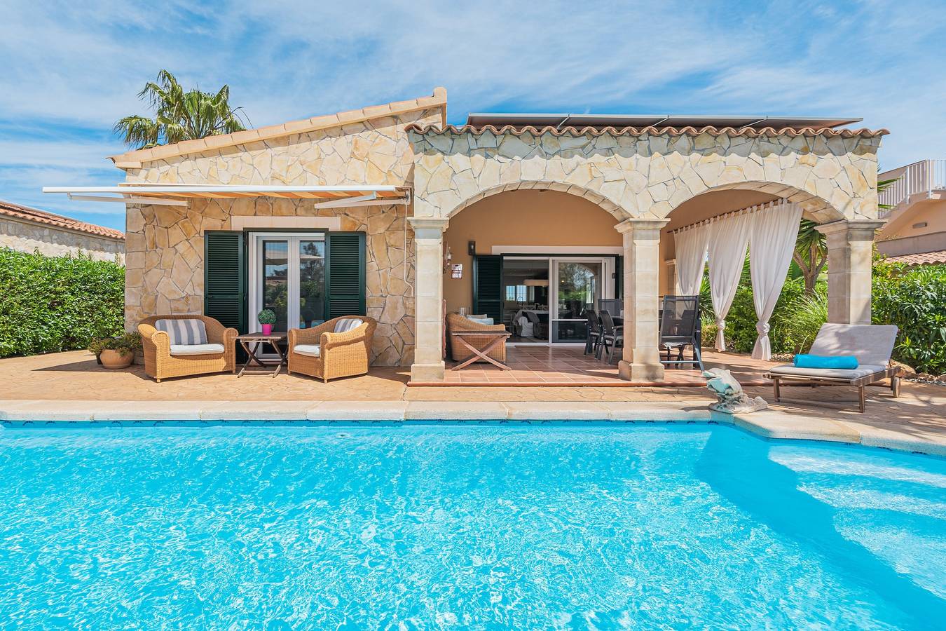 Villa 'Casa Mayor Strand Es Trenc 5 Min' con piscina privata, Wi-Fi e aria condizionata in Sa Ràpita, Campos
