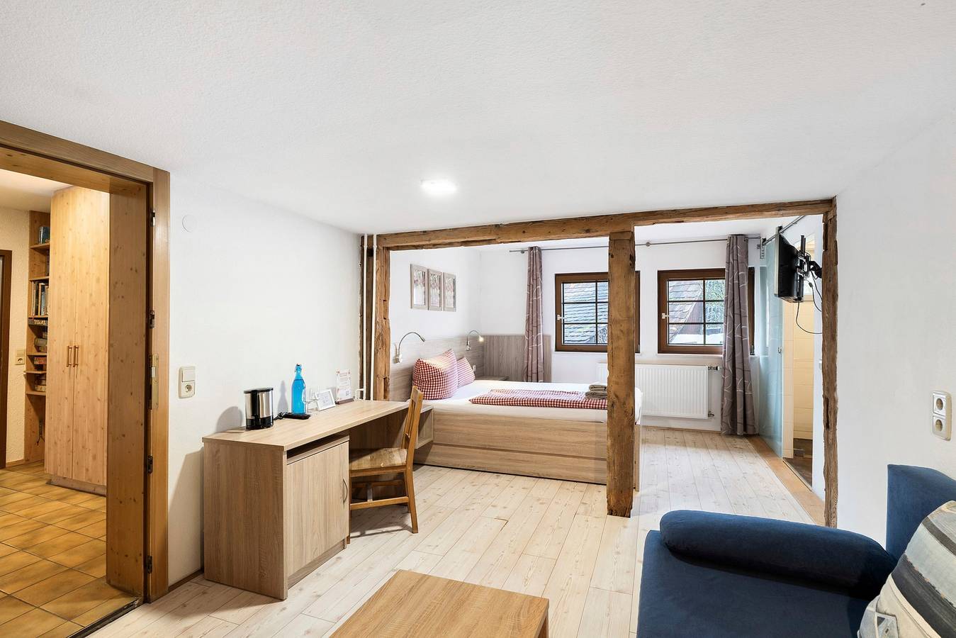 Quarto “Esche” com vista para a montanha, jardim partilhado e Wi-Fi in Sasbachwalden, Central Black Forest