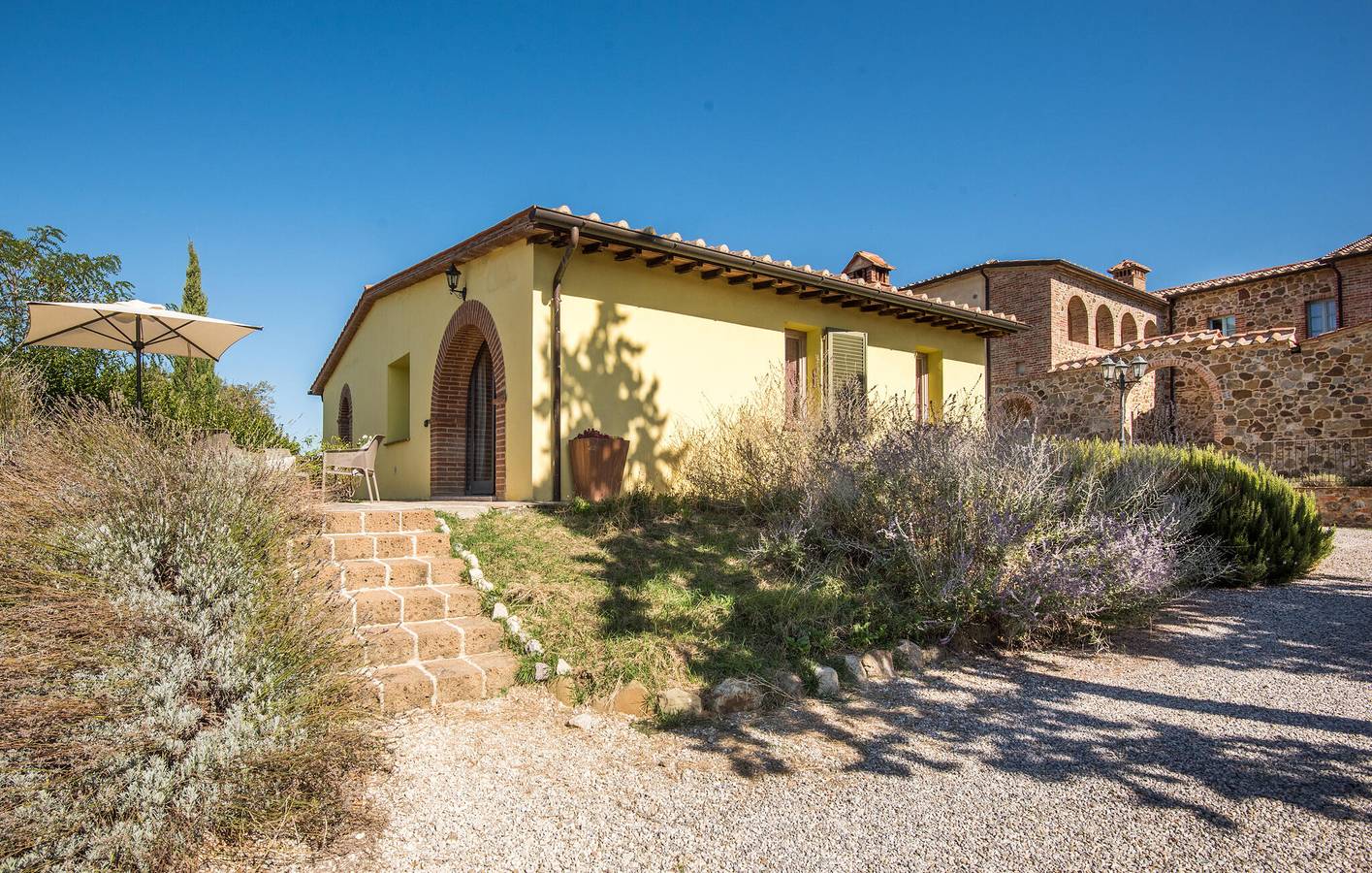 Feriehus for 3 personer med hage in Trequanda, Provinsen Siena