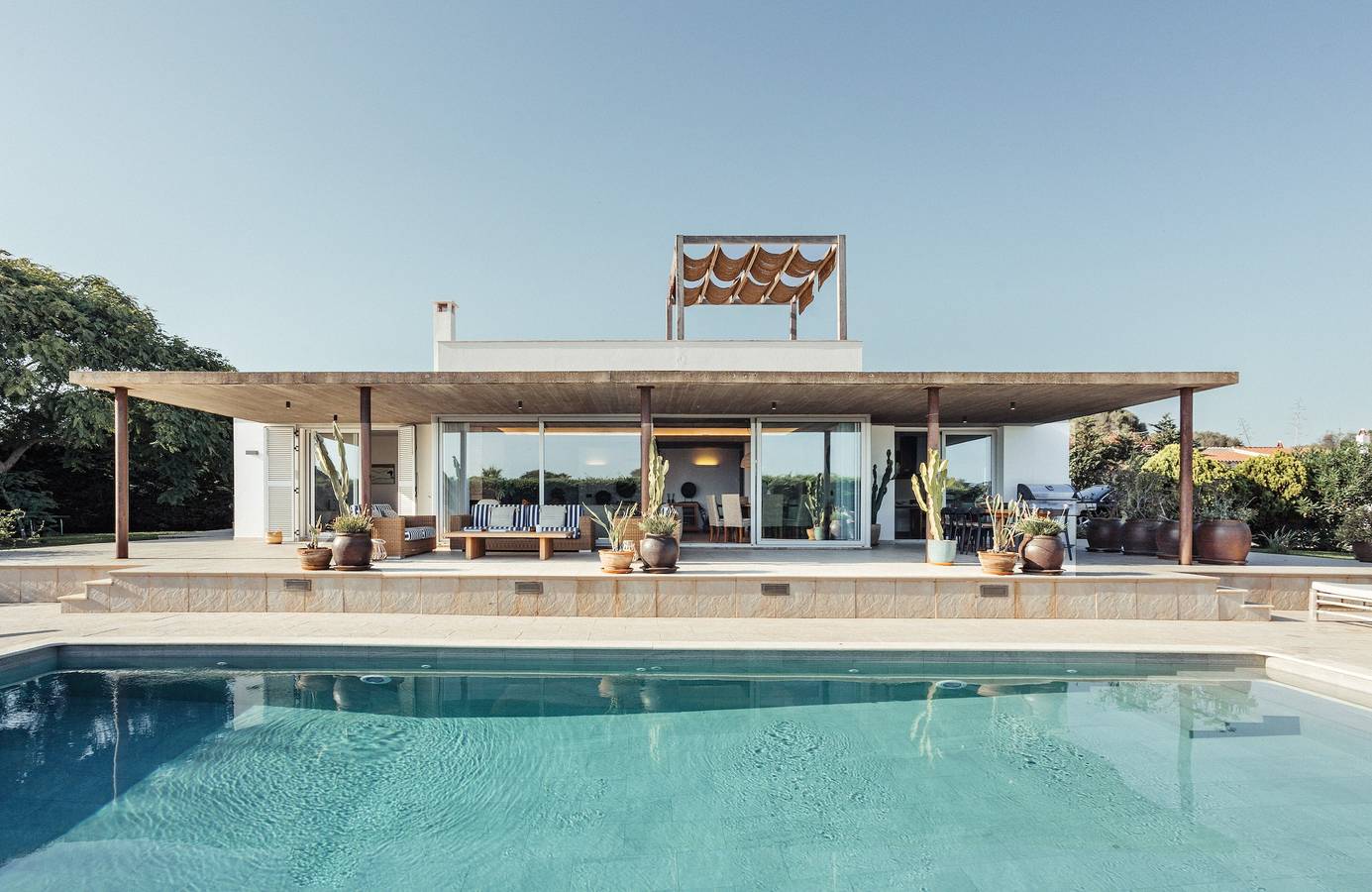 Villa de luxetramuntana avec vue sur la mer, Wi-Fi et climatisation in Cap d'en Font, Sant Lluís