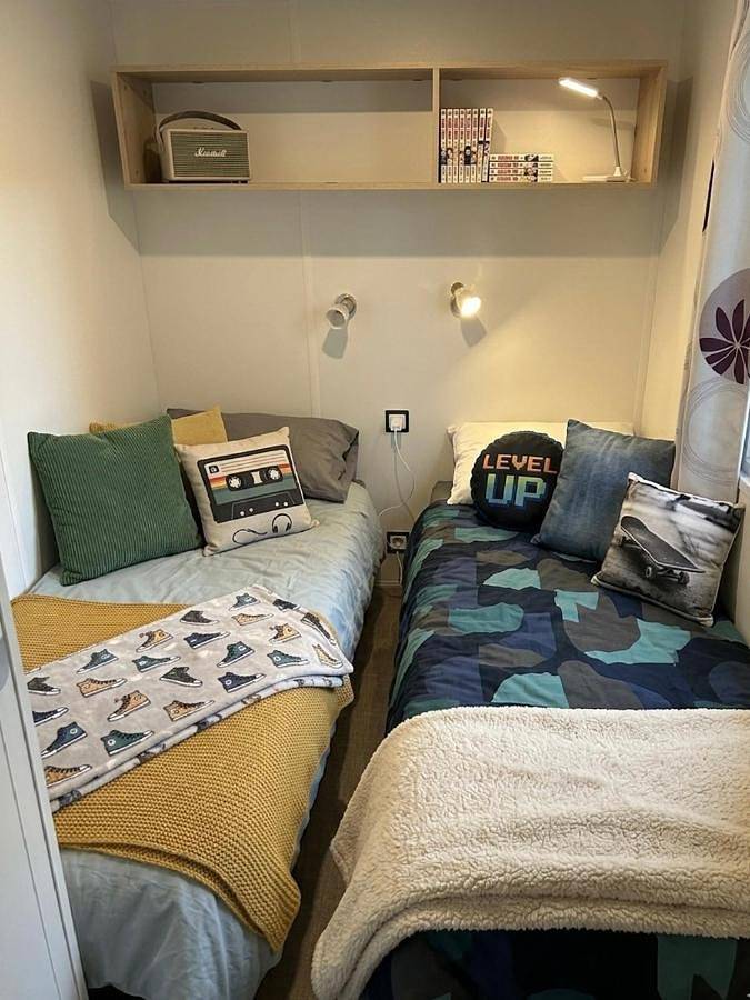 Mobil home 6 personnes climatisé camping 4 étoiles in Lit-et-Mixe, Côte d’Argent
