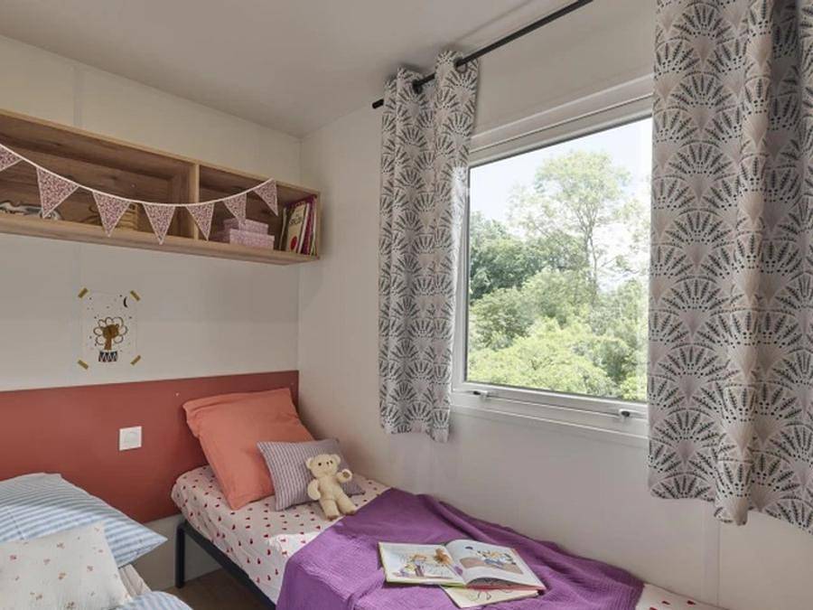 Camping Les Castors - Mobilheim 6 personen - Ostriconi 35 m², klimatisiert, 3 Schlafzimmer 2 Badezimmer in Calvi, Calvi und Umgebung