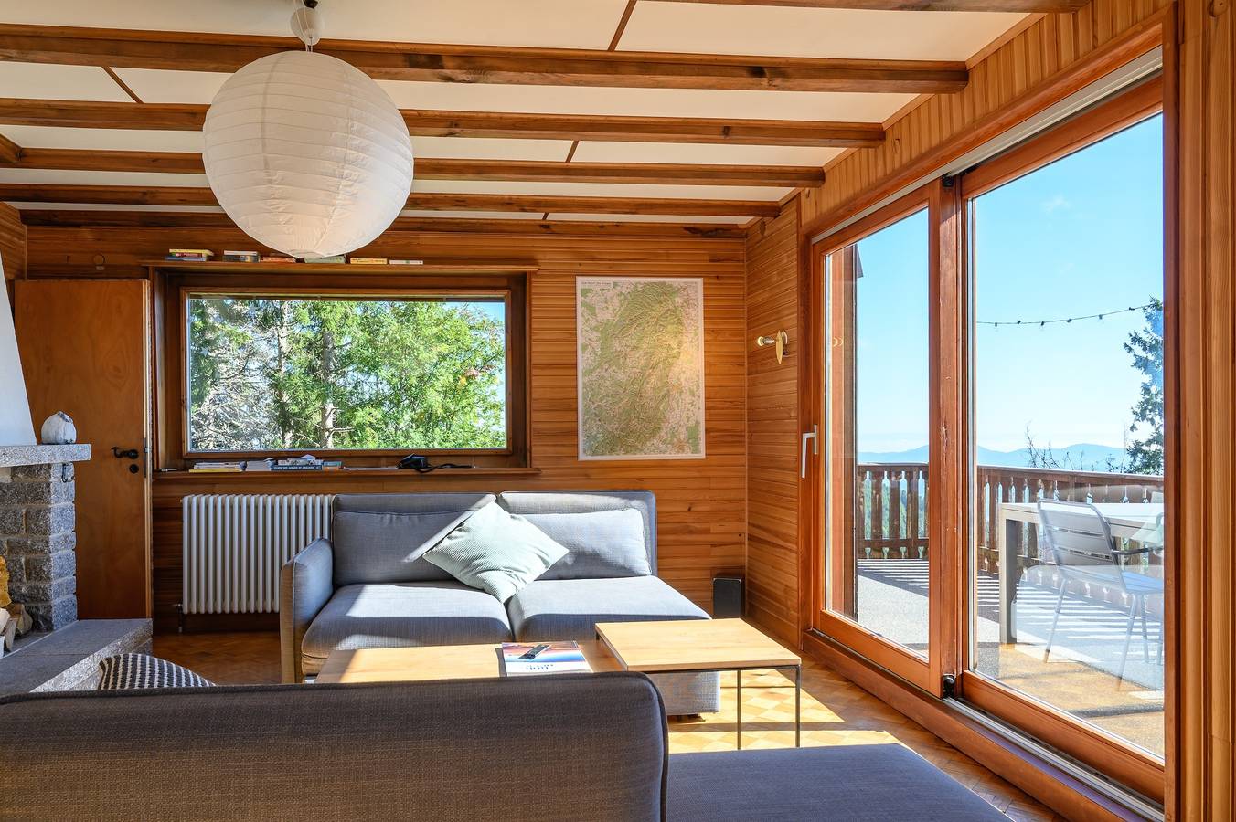 Chalet 'La Rocaille' with Mountain View, Private Terrace and Wi-Fi in Muhlbach-sur-Munster, Parc naturel régional des Ballons des Vosges