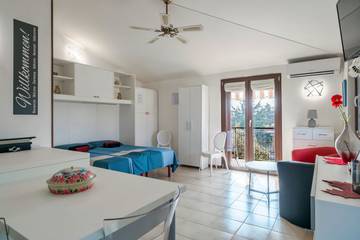 Studio für 2 Personen, mit Balkon/Terrasse und Pool in Sirmione