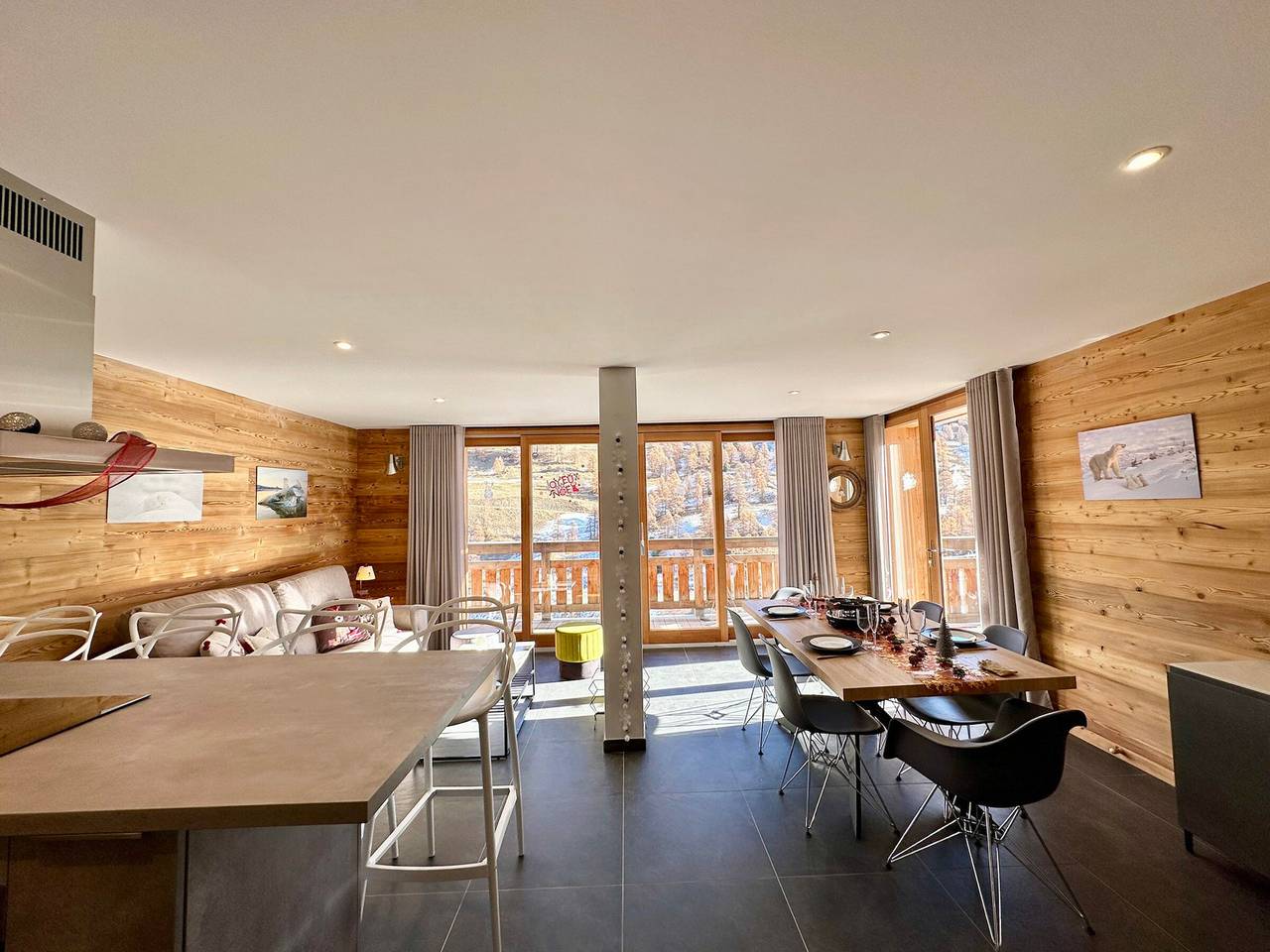 Ganze Wohnung, Luxuswohnung mit Bergblick - Nahe Skilifte in Vars in Vars, Briançon und Umgebung