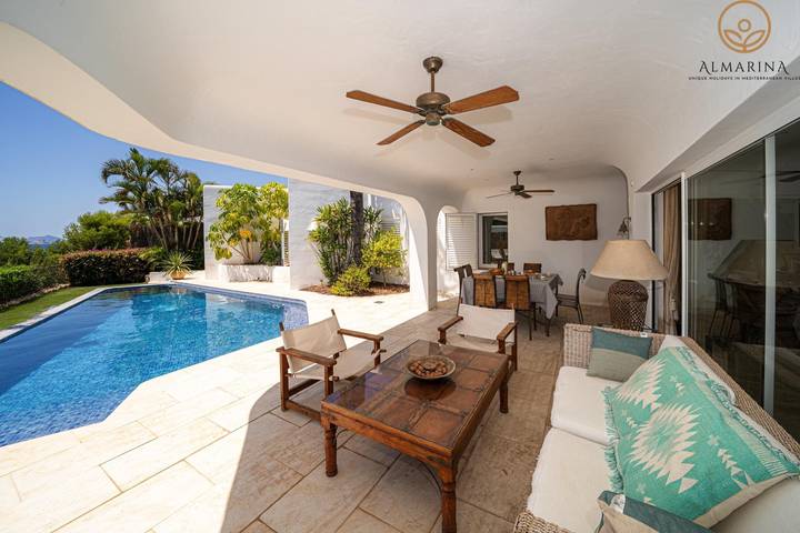 Ferienhaus für 9 Personen, mit Pool und Meerblick sowie Garten, mit Haustier in Moraira - 3