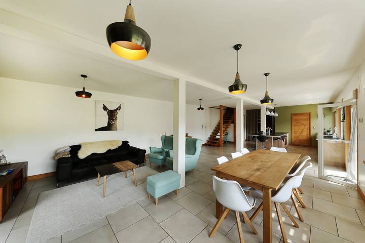 Maison de vacances pour 7 personnes, avec Balcon ainsi que Terrasse et Jardin dans Lac des Corbeaux