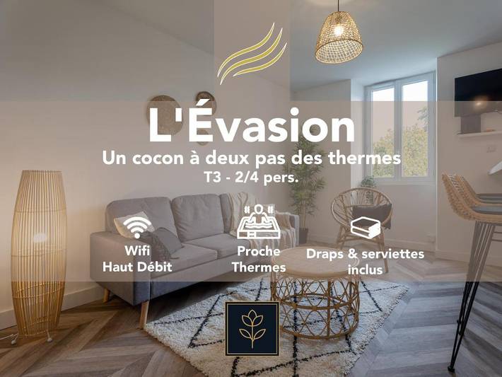 Gîte pour 4 personnes dans Thermes de l'Avenue