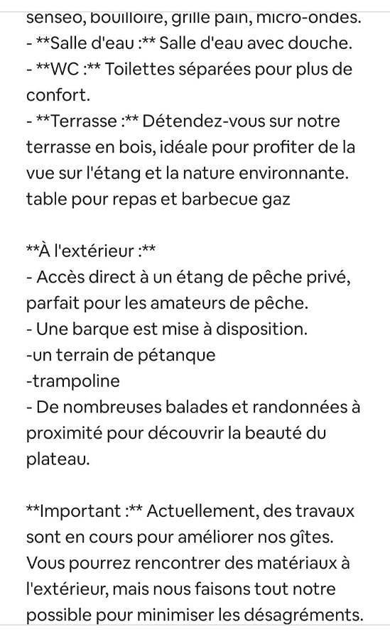 Location de vacances pour 5 personnes, avec jardin et vue ainsi que vue sur le lac et terrasse dans Le Lonzac - 3