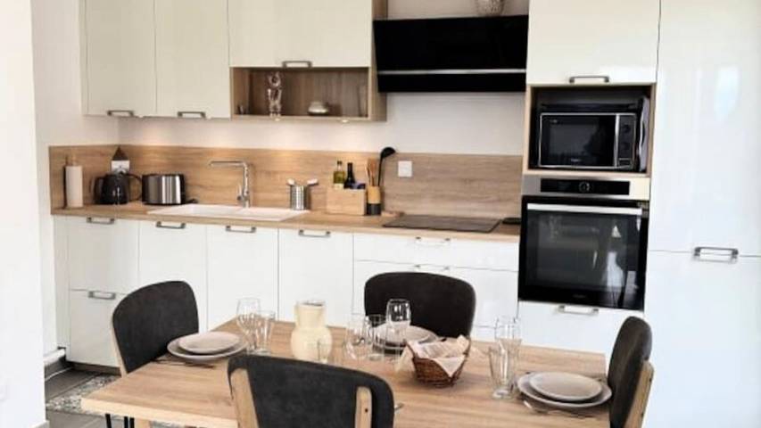 Appartement de vacances pour 5 personnes, avec balcon