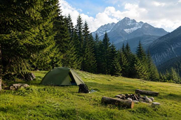 Bungalow für 2 Personen, mit Garten und Ausblick