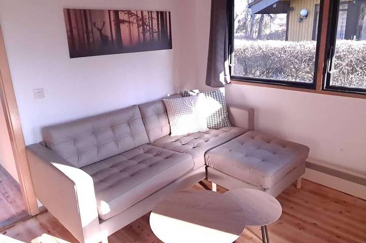 Bungalow für 5 Personen, mit Terrasse und Garten sowie Sauna