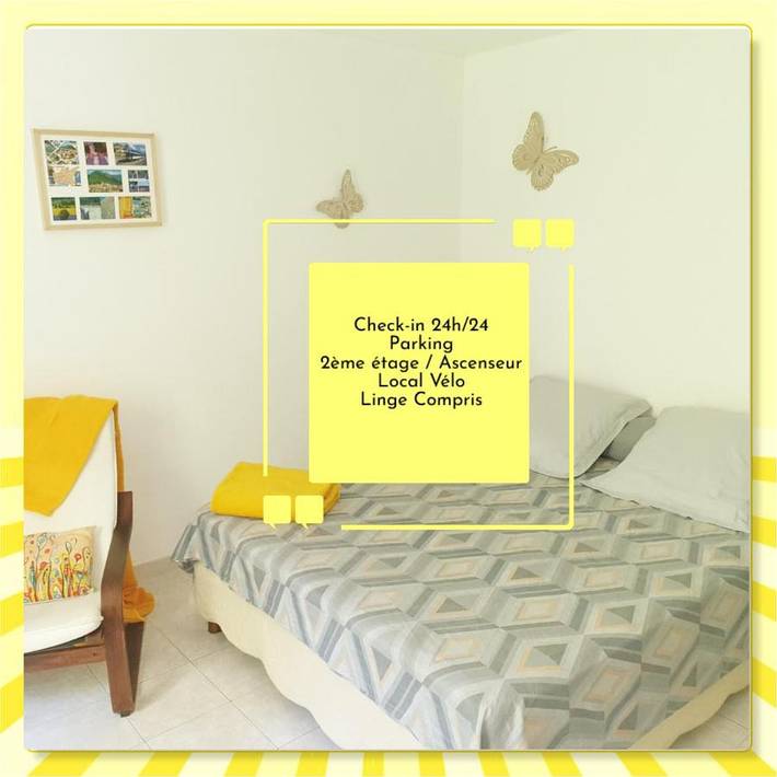 Gîte pour 2 personnes, avec vue dans Thermes de Digne les Bains