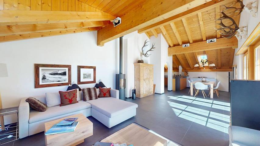 Ferienwohnung für 7 Personen, mit Ausblick und Balkon, mit Haustier in Zuoz