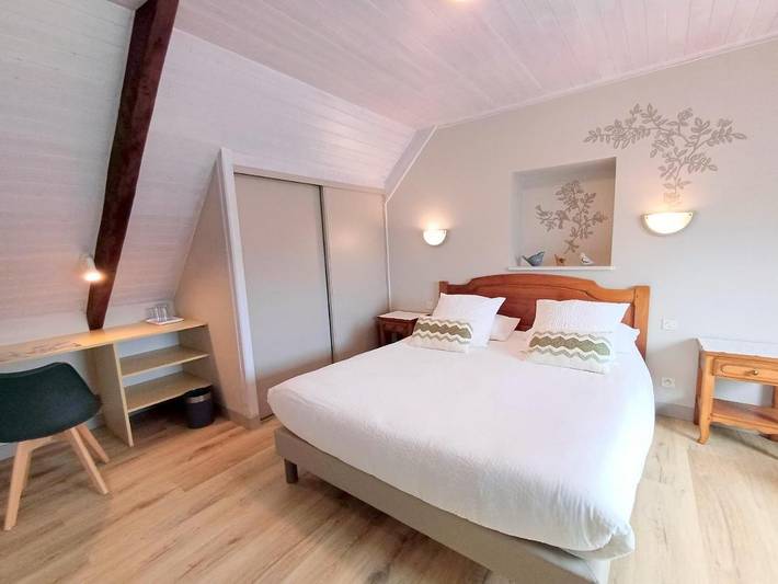 Maison de campagne pour 3 personnes, avec Terrasse ainsi que Jardin et Vue à Mahalon