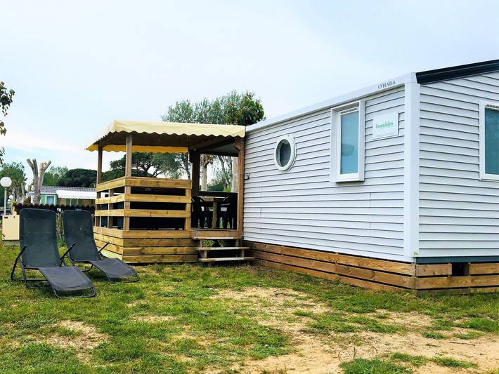 Chalet pour 5 personnes, avec piscine et jardin dans Saint-Aygulf