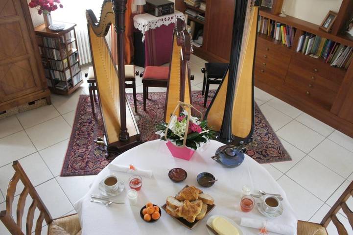 Chambre d’hôte pour 2 personnes, avec Terrasse ainsi que Jardin et Vue à Moisdon-la-Rivière