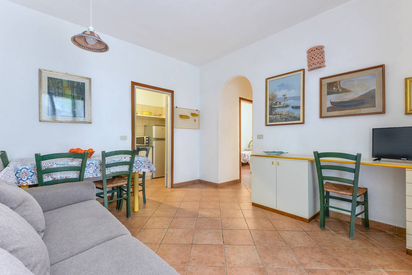 Ganze Wohnung, Apartment „Trilocale Bonalaccia 1“ mit Gemeinschaftspool und Wlan in Campo nell'Elba, Toskanischer Archipel