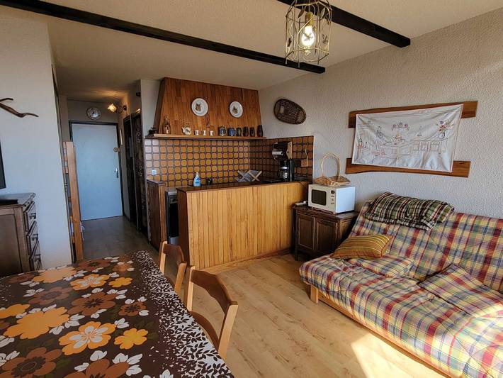 Studio pour 4 personnes, avec balcon