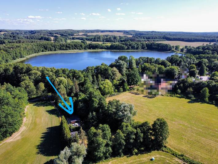 Ferienhaus für 2 Personen, mit Terrasse und Garten sowie Ausblick in Sternberger Seenlandschaft