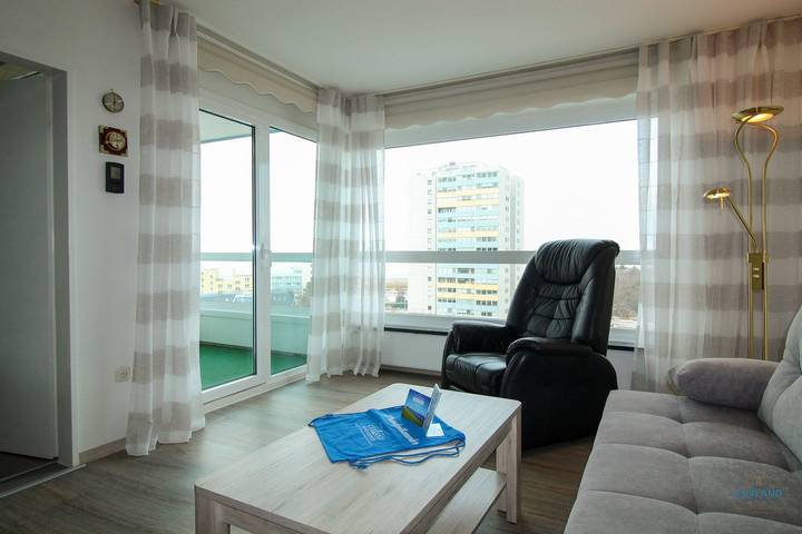 Ferienwohnung für 3 Personen, mit Sauna und Balkon in Sahlenburg - 2