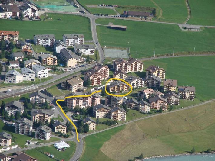Ferienwohnung für 2 Personen, mit Terrasse und Garten sowie Ausblick in Zuoz - 3