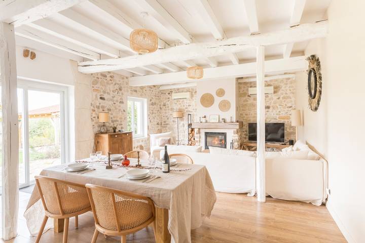 Maison de vacances pour 12 personnes, avec Jardin