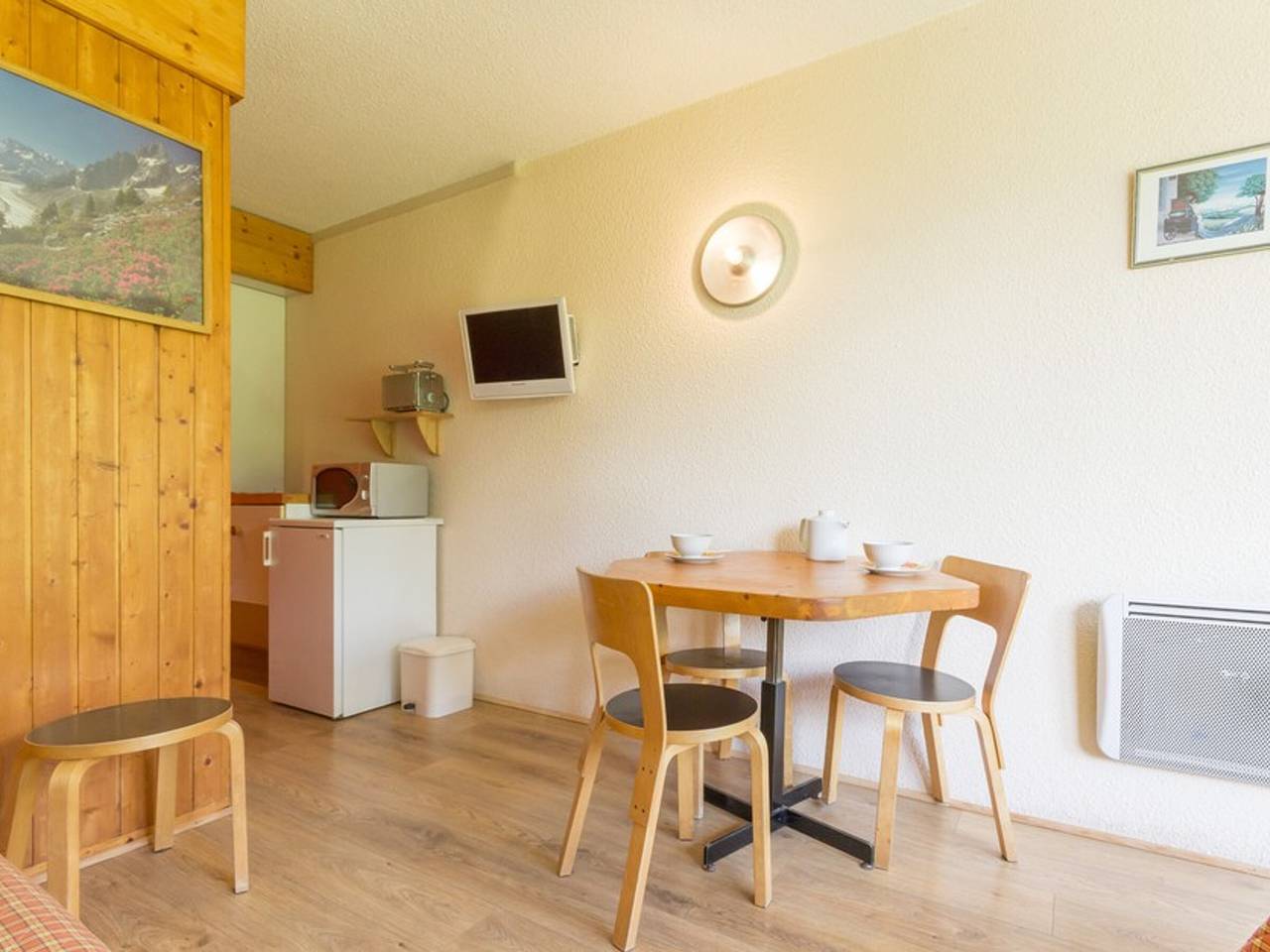 Studio entier, Studio 4 Pers. Balcon Proche Centre Station in Arc 1800, Bourg-Saint-Maurice